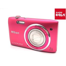 【中古】 【良品】 ニコン COOLPIX S3500 PK ストロベリーピンク