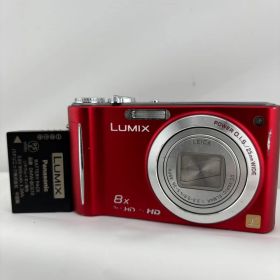 1635【動作確認済み】 Panasonic LUMIX DMC-ZX3 レッド パナソニック ルミックス