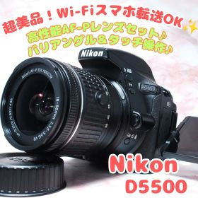 Nikon D5500✨美品 Wi-Fiスマホ転送 高画質 バリアングル タッチ