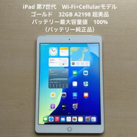 iPad 第7世代 Cellular シルバー 32GB A2198 超美品#2