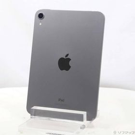 〔中古〕Apple(アップル) iPad mini 第6世代 64GB スペースグレイ MK7M3J／A Wi-Fi〔295-ud〕