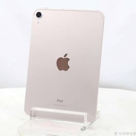 〔中古〕Apple(アップル) iPad mini 第6世代 64GB ピンク MLX43J／A docomoロック解除SIMフリー〔377-ud〕