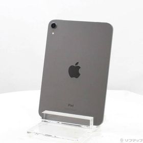 〔中古〕Apple(アップル) iPad mini 第6世代 64GB スペースグレイ MK7M3J／A Wi-Fi〔344-ud〕