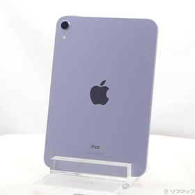 〔中古〕Apple(アップル) iPad mini 第6世代 256GB パープル MK7X3J／A Wi-Fi〔305-ud〕