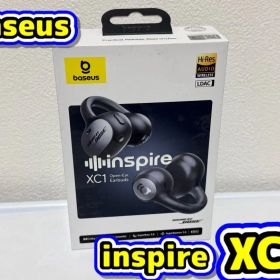 ◆【美品】Baseus Inspire XC1 ブラック ワイヤレスイヤホン◆