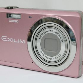 【返品保証】 カシオ Casio EXILIM EX-ZS5 5x ピンク バッテリー付き コンパクトデジタルカメラ T34