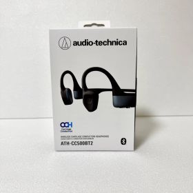 audio-technica ATH-CC500BT2 BK 軟骨伝導ワイヤレスイヤホン Bluetooth ながら聴き マルチポイント ノイズリダクション IPX4 最大約20時間 ブラック
