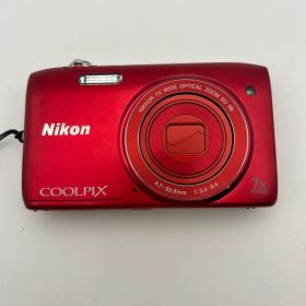 NIKON ニコン COOLPIXS3500 レッド 説明書あり