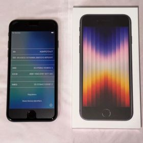 【箱あり美品】iPhone SE 第3世代 64GB Midnight