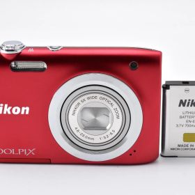 ★美品★ Nikon ニコン CoolPix A100 レッド クールピクス コンパクトデジタルカメラ ＃5012