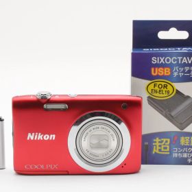 新品級｜Nikon COOLPIX A100 レッド デジタルカメラ｜M442