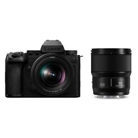 【10年間保証付き】[パナソニック]LUMIX DC-S5M2XW 標準ズーム・単焦点レンズキット