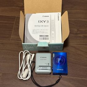 美品 Canon IXY3 ブルー デジカメ コンパクト デジタルカメラ