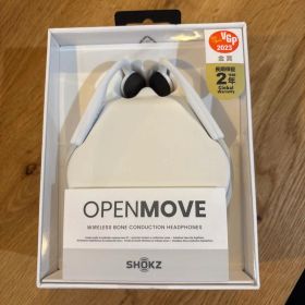 Shokz OpenMove 骨伝導イヤホン ホワイト