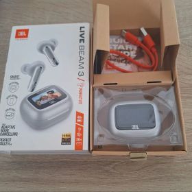 JBL LIVE BEAM 3 ワイヤレスイヤホン シルバー 本体