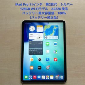 iPad Pro 11インチ 第2世代 シルバー 128G A2228 美品