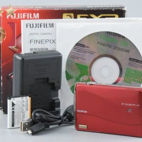 【中古】FUJIFILM 富士フイルム FINEPIX Z700EXR レッド コンパクトデジタルカメラ 元箱付き