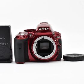 ★良品★《ショット数5,370回 》Nikon ニコン D5300 ボディ レッド #903W0822053