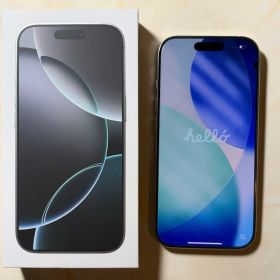 simフリー iPhone16Pro 256GB ホワイトチタニウム