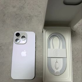 【美品】Apple iPhone 16 Pro 256GB ホワイトチタニウム