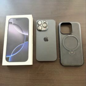 【美品】※一部傷有 iPhone 16Pro 512GB ブラック 90%