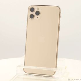 (中古)Apple iPhone11 Pro Max 512GB ゴールド MWHQ2J/A SoftBank(258-ud)