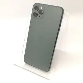 【中古】Apple docomo 【SIMロック解除済み】 iPhone 11 Pro Max 512GB ミッドナイトグリーン MWHR2J/A【秋葉4号】保証期間１ヶ月【ラン