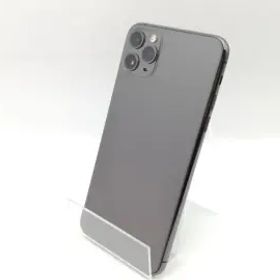 【中古】Apple au 【SIMロック解除済み】 iPhone 11 Pro Max 256GB スペースグレイ MWHJ2J/A【熊本】保証期間１ヶ月【ランクA】
