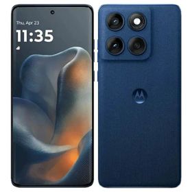 【中古】【安心保証】 motorola edge 60[128GB] SIMフリー ジブラルタルシーネイビー