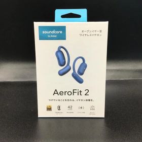 Soundcore AeroFit 2 ブルー ワイヤレスイヤホン TU-068