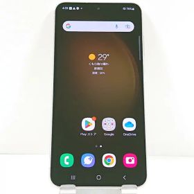 Galaxy S23 SCG19 au クリーム 送料無料 本体 c21986 【中古】