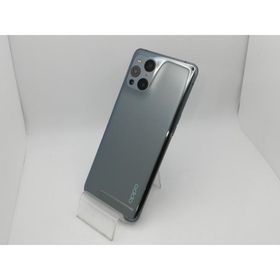 【中古】Oppo au 【SIMロック解除済み】 OPPO Find X3 Pro グロスブラック 12GB 256GB OPG03【新橋烏森通り】保証期間１ヶ月【ランクA】