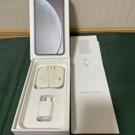 【本体無し】iPhone XR 化粧箱、純正EarPods（新品）・電源アダプタ