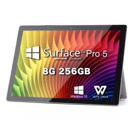 中古ノートパソコン Microsoft Surface Pro 5 Core i57-7300U Windows11 Pro MS Office 2024 2024付き メモリ4GB SSD128GB 12.3型 FHD 2K液晶 軽量 モバイル ビジネス 在宅勤務 学生向け
