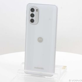(中古)Motorola moto g52j 5G SPECIAL 256GB パールホワイト PATM0006JP SIMフリー(262-ud)