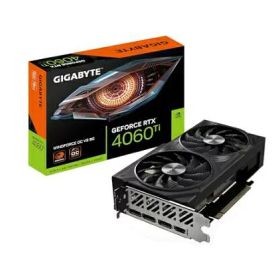 Gigabyte GeForce RTX 4060 Ti WINDFORCE OC V2 8Gグラフィックスカード - 8GB GDDR6、128ビット、PCI-E 4.0、2550MHzコアクロック、DisplayPort 1.4a×3、HDMI 2.1a、NVIDIA DLSS 3、GV-N406TWF2OCV2-8。 GD
