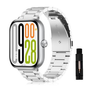 Xiaomi Redmi Watch 5 / 4 Xiaomi Smart Band 9 Pro / 8 Pro バンド 交換 ベルト 金属ベルト サイズ調整可能 ビジネス風 ステンレス おし