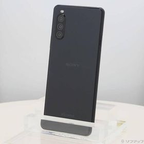 〔中古〕SONY(ソニー) Xperia 10 II 64GB ブラック SO-41A docomoロック解除SIMフリー〔305-ud〕