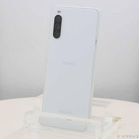 〔中古〕SONY(ソニー) Xperia 10 II 64GB ホワイト SO-41A docomoロック解除SIMフリー〔305-ud〕