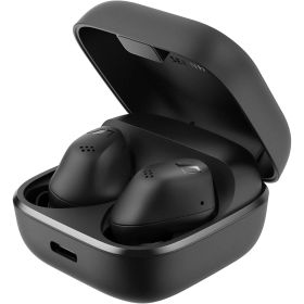ゼンハイザー Sennheiser ワイヤレスイヤホン ACCENTUM True Wireless ブラック 高性能ドライバー 28時間再生 ハイブリッドノイズキャンセリング 外音取り込み機能 bluetooth 5.3 IP54 ポケットサイズ ワイヤレス充電