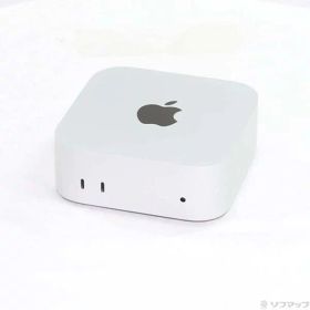 【中古】Apple(アップル) Mac mini Late-2024 MU9D3J／A Apple M4 10コアCPU_10コアGPU 16GB SSD256GB シルバー 〔macOS v26.7〕 【258-ud】