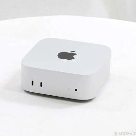 【中古】Apple(アップル) Mac mini Late-2024 MU9D3J／A Apple M4 10コアCPU_10コアGPU 16GB SSD256GB シルバー 〔26.3 Tahoe〕 【258-ud】