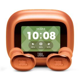 JBL ノイズキャンセリング機能搭載完全ワイヤレスBluetoothイヤホン JBL Live Buds 4 （オレンジ） JBLLIVEBUDS4ORG