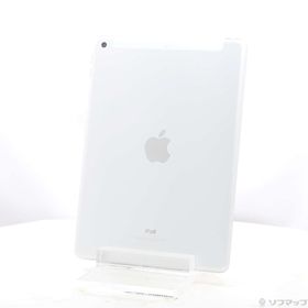 (中古)Apple iPad 第6世代 32GB シルバー MR6P2J/A auロック解除SIMフリー(295-ud)