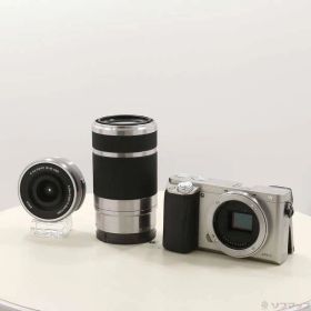 ソフマップ 〔中古品〕 α6000 ダブルズームレンズキット シルバー ILCE-6000Y【305】