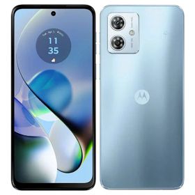 【中古】【安心保証】 MOTOROLA moto g64 5G[128GB/8GB] SIMフリー シルバーブルー