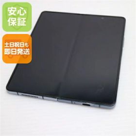 【中古】美品 SCG16 Galaxy Z Fold4 グレイグリーン AU スマホ SAMSUNG 安心保証 即日発送 土日祝発送OK