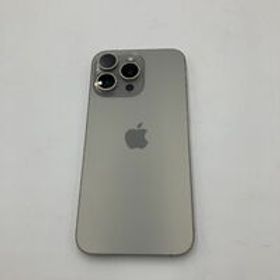 中古 【国内版SIMフリー】Apple iPhone15 Pro Max 256GB ナチュラルチタニウム MU6R3J/A 161258 状態： A:美品