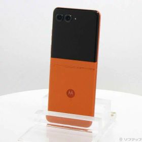【中古】Motorola(モトローラ) motorola razr 50 512GB スプリッツオレンジ PB230002JP SIMフリー 【262-ud】