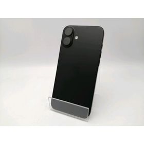 【中古】Apple 国内版 【SIMフリー】 iPhone 16 Plus 128GB ブラック MXVA3J/A【ECセンター】保証期間１ヶ月【ランクB】